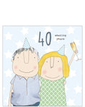 40 Amazing Years - Rosie Made a Thing anniversary card
