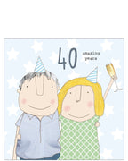 40 Amazing Years - Rosie Made a Thing anniversary card