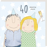 40 Amazing Years - Rosie Made a Thing anniversary card