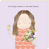 Birthday Kisses for the Best Missus - Rosie Made a Thing card
