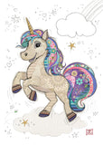 Una Unicorn - Bug Art greetings cards