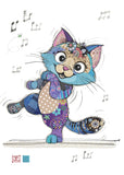 Keira Kitten - Bug Art greetings cards