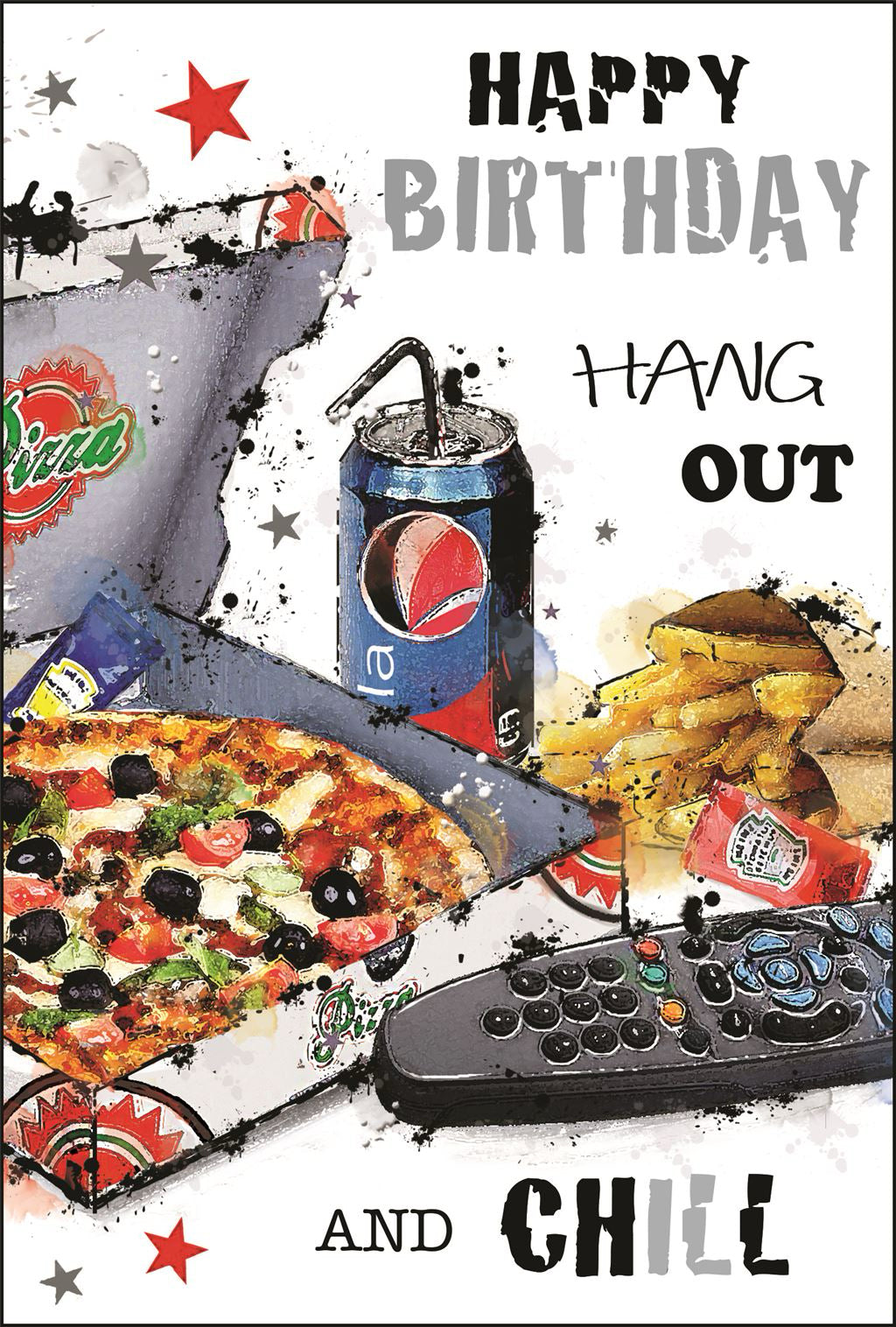 Hang Out and Chill on Your Birthday card - Jonny Javelin