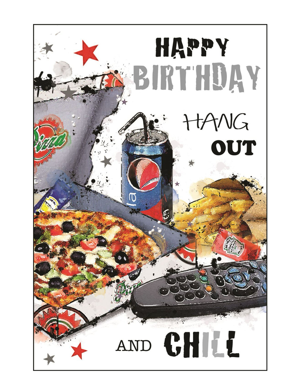Hang Out and Chill on Your Birthday card - Jonny Javelin