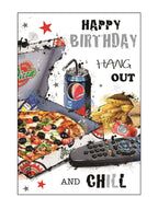 Hang Out and Chill on Your Birthday card - Jonny Javelin