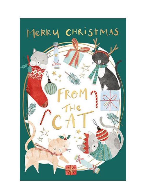 From The Cat Christmas card