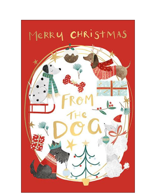 From The Dog Christmas card