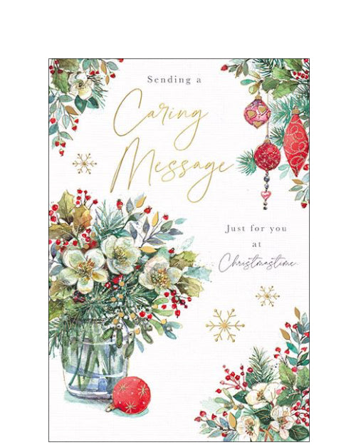 Sending a Caring Message - Christmas card