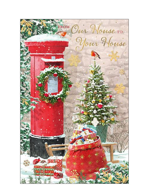 Our House To Your House Christmas card