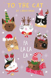 To The Cat Christmas card