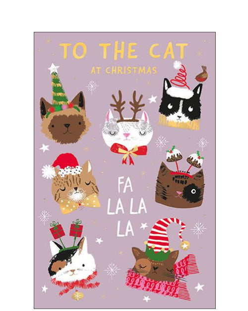 To The Cat Christmas card