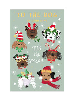 To The Dog Christmas card