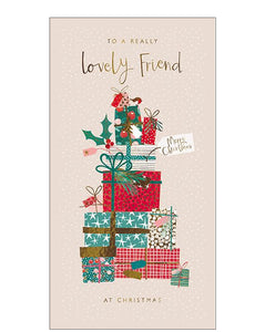 Lovely Friend Christmas card