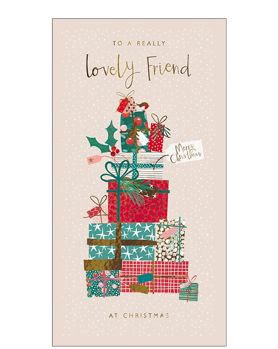 Lovely Friend Christmas card