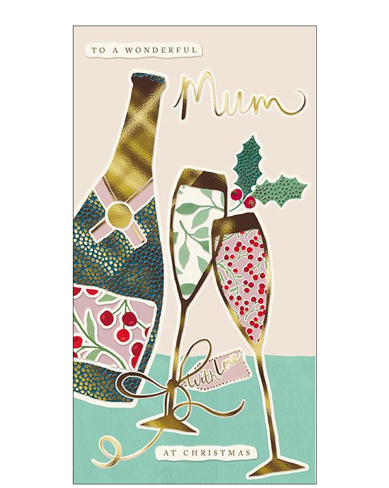 Wonderful Mum Christmas card