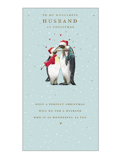 Wonderful Husband Christmas card