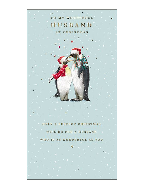 Wonderful Husband Christmas card