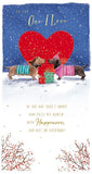 To the One I Love Christmas card