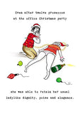 The Office Christmas Party - funny Christmas card