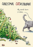 Christmas CATastrophe - funny Christmas card