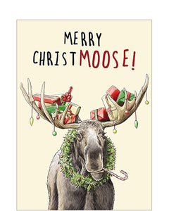Merry ChristMOOSE - funny Christmas card