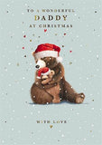 Wonderful Daddy Christmas card