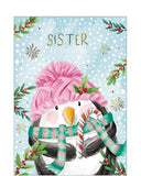 Lovely Sister Christmas card