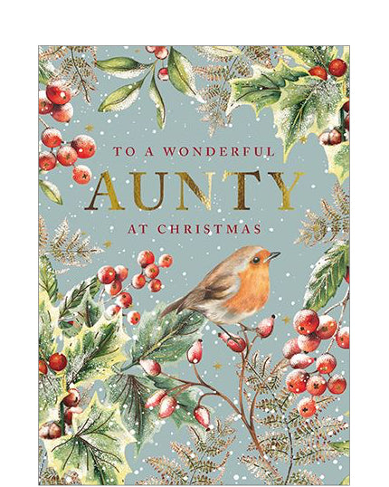 Aunty Christmas card