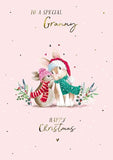 Granny at Christmas card