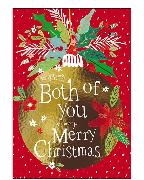 To Both of You - Christmas card for couples or loved ones