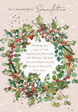 Wonderful Daughter Christmas card
