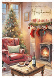 Wonderful Husband Christmas card