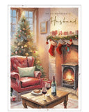 Wonderful Husband Christmas card