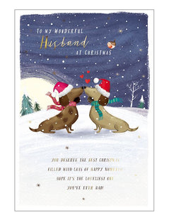 Husband Christmas card