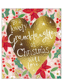 Lovely Granddaughter Christmas card
