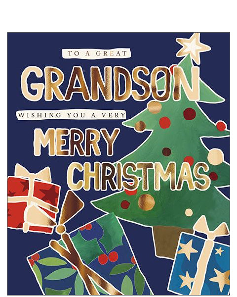 To a great Grandson Christmas card