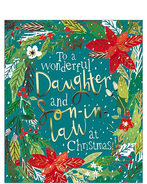 Daughter and Son-in-Law Christmas card