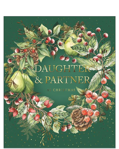 Daughter and Partner Christmas card
