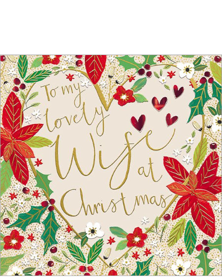 Lovely Wife Christmas card