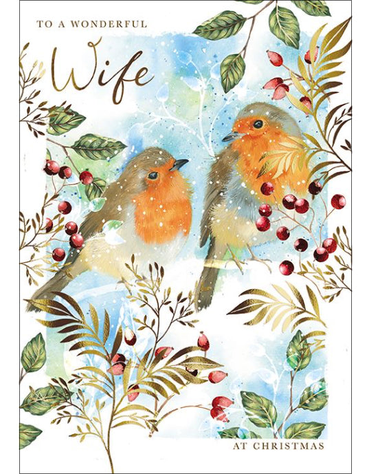 Wonderful Wife Christmas card