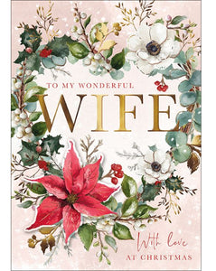 Wonderful Wife Christmas card