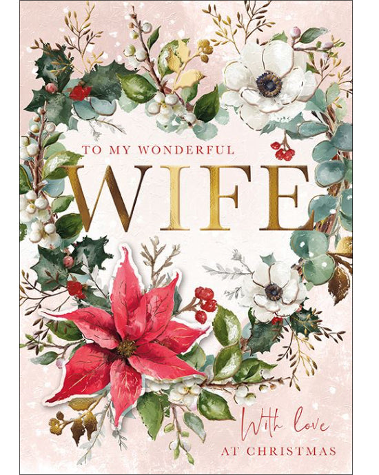 Wonderful Wife Christmas card