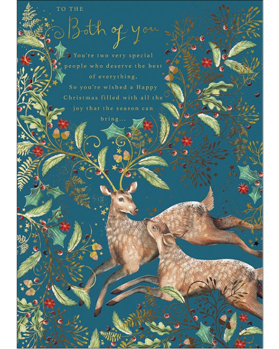 To Both of You - luxury Christmas card