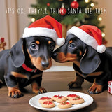 They'll think Santa ate them... Christmas card