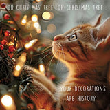 Oh Christmas Tree... - funny Christmas card