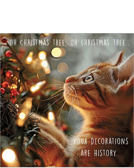 Oh Christmas Tree... - funny Christmas card