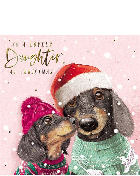 Lovely Daughter Christmas card