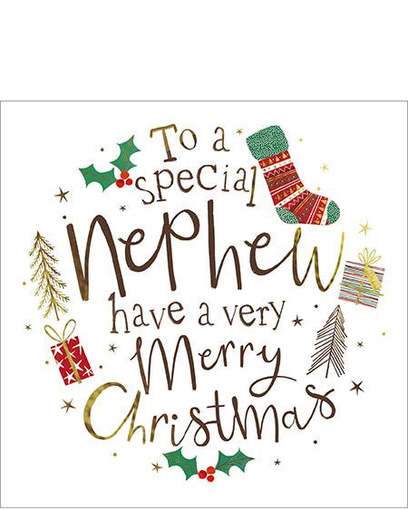 Special Nephew Christmas card