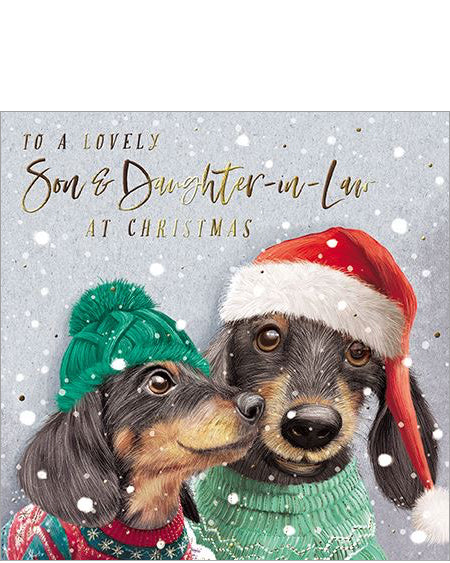 Son & Daughter-in-Law Christmas card