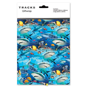 Sharks - Gift wrap pack